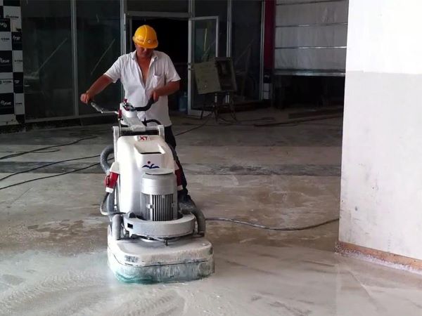 Mài sàn và chuẩn bị bề mặt nhà xưởng